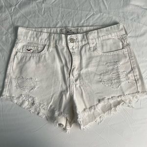 Hollister mid rise jean shorts